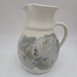 Vintage Signed Ceramic Creamer Modern Pottery Unique Handmade Pitcher